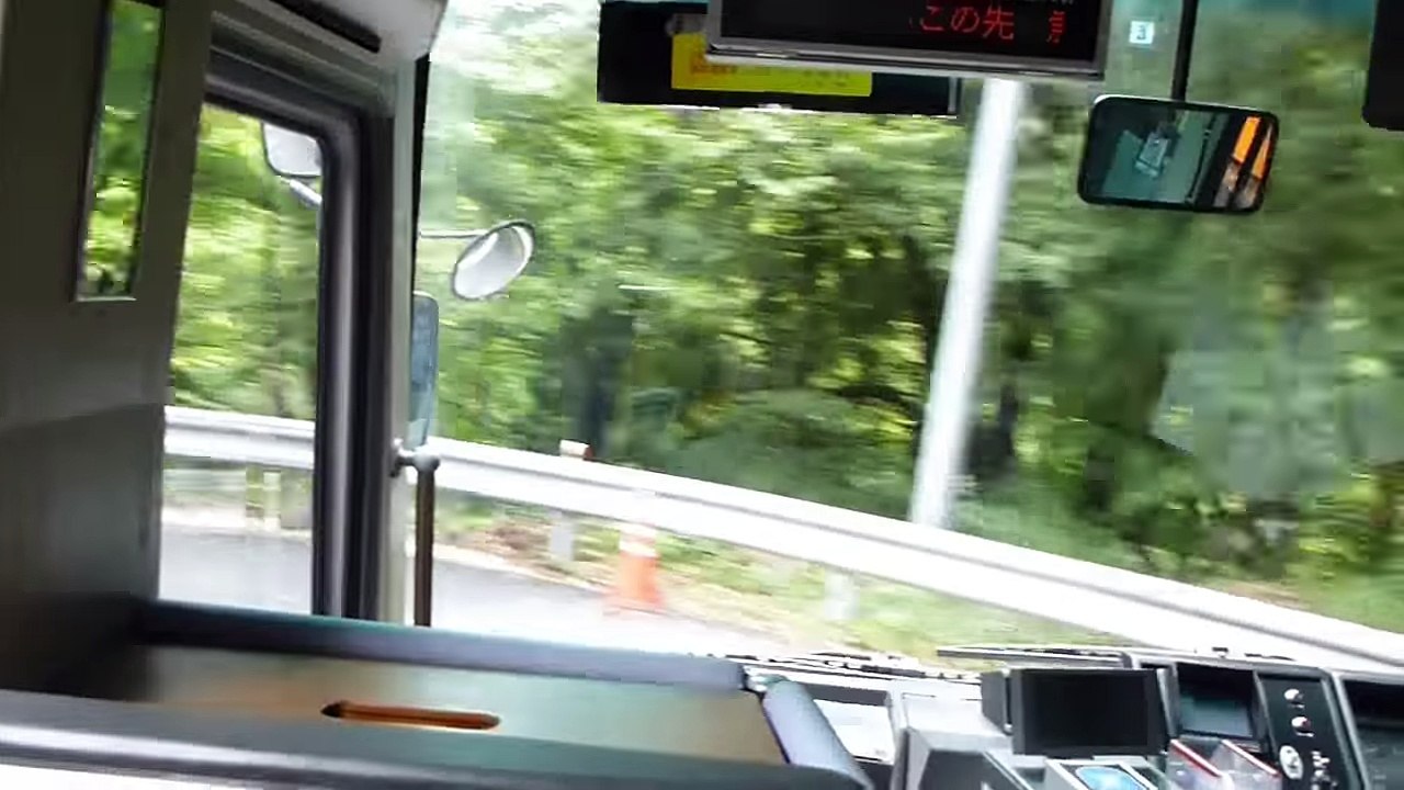 Japanese bus driver's technique