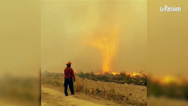 Canada : Une tornade de feu aspire un tuyau de pompiers