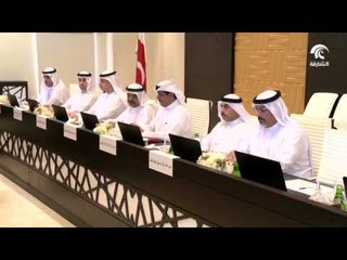 ولي عهد أم القيوين يرأس اجتماع المجلس التنفيذي