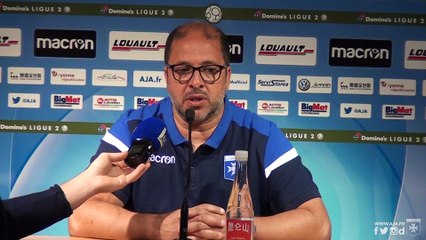 Conférence de presse de Pablo Correa avant AJA - AC Ajaccio