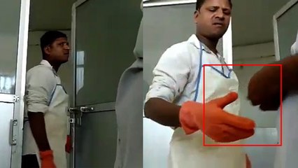 पोस्मार्टम करने के चपरासी लेता था पैसा, वीडियो वायरल होने पर नौकरी से धोना पड़ा हाथ