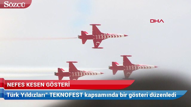 Teknofest'te nefes kesen gösteri
