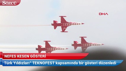 Teknofest'te nefes kesen gösteri