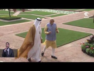 محمد بن زايد يعقد جلسة مباحثات رسمية مع رئيس الوزراء الهندي في نيودلهي