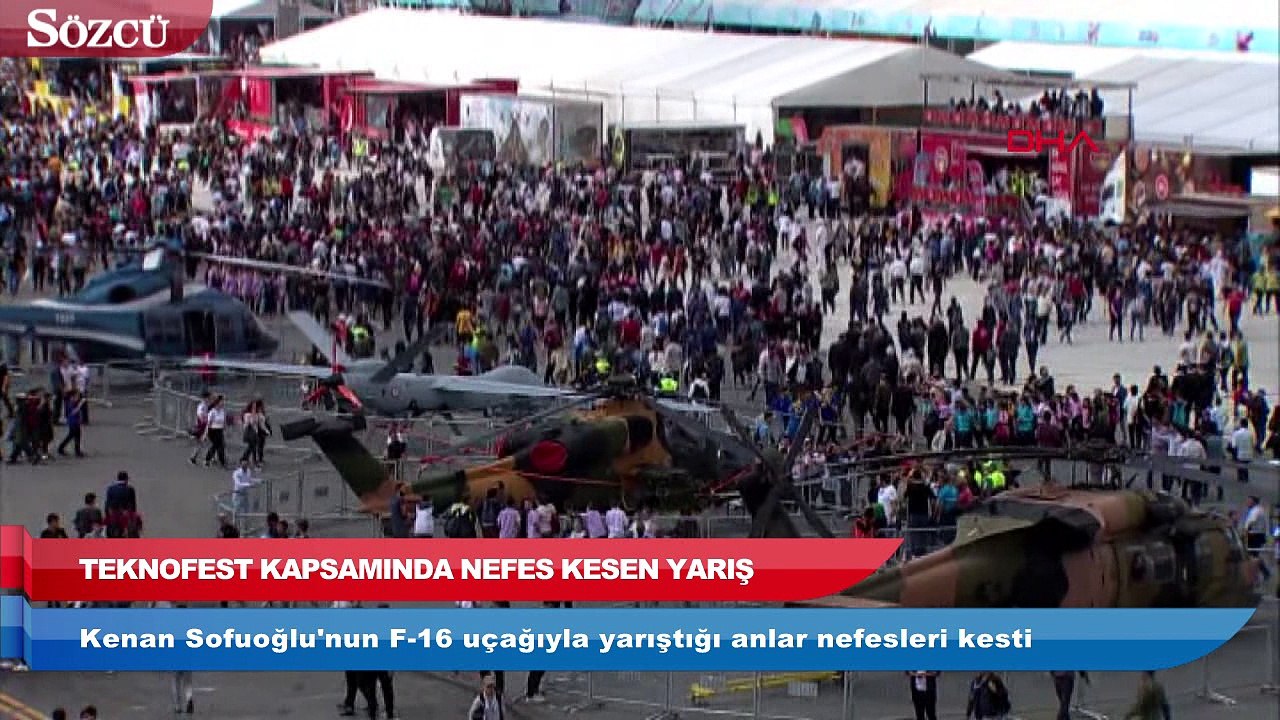 Teknofest’te merakla beklenen yarışın kazanını Kenan Sofuoğlu oldu