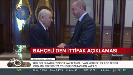 Bahçeli'den ittifak açıklaması