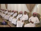 محمد بن زايد يقدم واجب العزاء في شهيدي الوطن أحمد الطنيجي وأحمد المزروعي