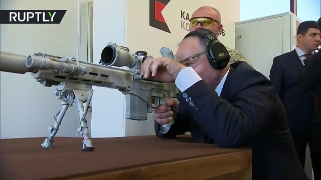 Putin Test NEW Kalashnikov Sniper rifle 7.62x51