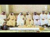 حاكم عجمان والشيوخ يقدمون واجب العزاء بوفاة الشيخ حمدان بن راشد بن حمدان آل نهيان