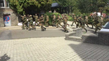 Exercice militaire à Nivelles 20/09