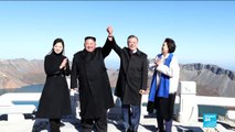 Inter-Korean summit: leaders visit sacred volcano in show of unity