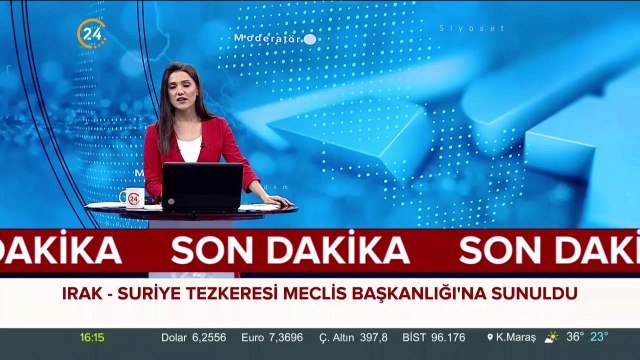 Irak-Suriye tezkeresi Meclis Başkanlığı'na sunuldu