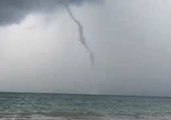 Waterspout Forms in Subic Bay, West of Manila