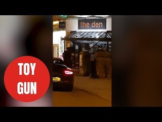 Armed police arrested man outside popular bar carrying realistic toy gun