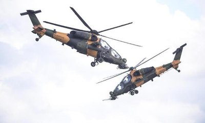 Atak helikopterlerinden "Harman Dalı"