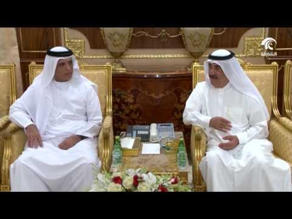 سعود المعلا يستقبل سعود القاسمي