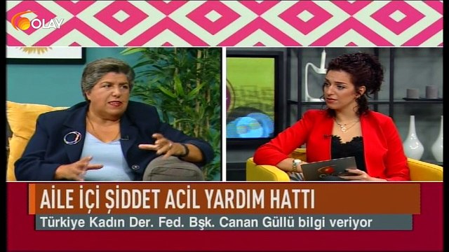 Hayatın Tadı - Türkiye Kadın Der. Fed. Bşk. Canan Güllü - Aile İçi Şiddet - 20-09-2018
