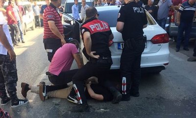 Çarptığı kadını dövüp kaçan sürücü böyle yakalandı