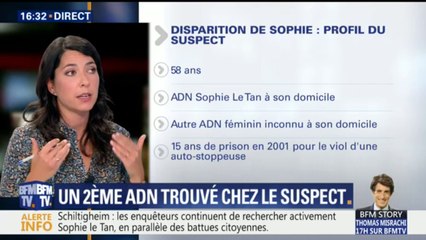 Disparition de Sophie Le Tan : le deuxième ADN féminin découvert au domicile du suspect conforte un profil de "serial killer"