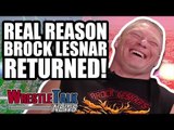 Real Reason Brock Lesnar RETURNED To WWE! New WWE Show Announced! | Wrestletalk Sept. 2018