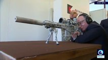 Vladimir Poutine se glisse dans la peau d'un tireur d'élite pour tester un nouveau fusil