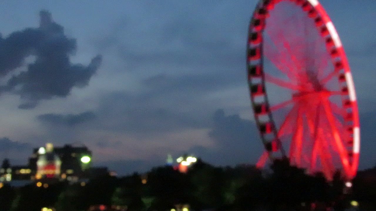 Ambiance lors de la fête nationale du CANADA, vieux port de Montreal 1er Juillet 2018