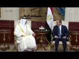محمد بن زايد والرئيس المصري يبحثان تعزيز العلاقات الأخوية والقضايا الإقليمية والدولية