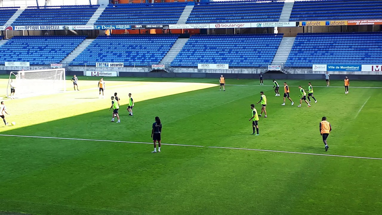 Ligue 2 FCSM Sochaux Entraînement à Bonal avant de rencontrer Orléans