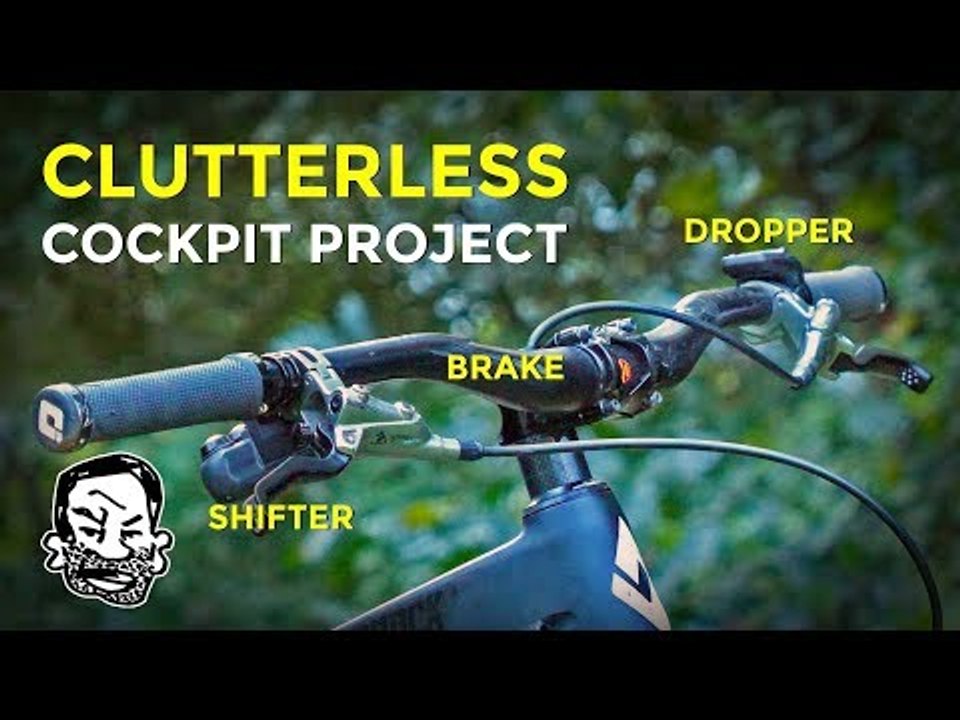 Clutterless MTB Cockpit with Wireless Shifting and Dropper! | Barspin Ready