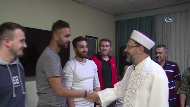 Diyanet İşleri Başkanı Erbaş, Gazileri Ziyaret Etti