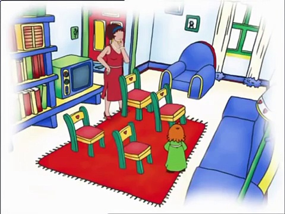 Caillou Folge 109 Die Hochzeit, Rosie ärgert Caillou