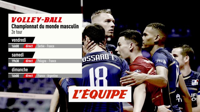 2EME TOUR CHAMPIONNAT DU MONDE MASCULIN, bande-annonce - VOLLEY - CHAMPIONNAT DU MONDE MASCULIN