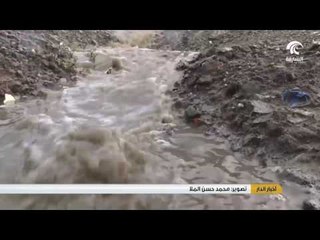 أمطار الخير المتوسطة والغزيرة تهطل على الذيد بالشارقة