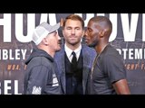 MATTY ASKIN vs LAWRENCE OKOLIE FACE OFF | Joshua vs Povetkin Undercard