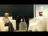 محمد بن زايد يستقبل عدداً من ضيوف معرض دبي الدولي للطيران