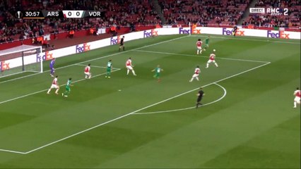 Pierre-Emerick Aubameyang goal vs Vorskla Poltava (1-0)