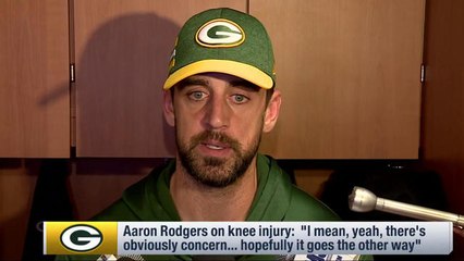 Rodgers 'concerned' about knee injury getting worse