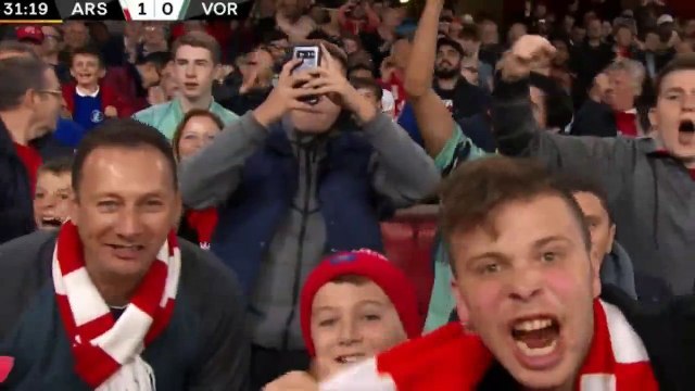 Pierre-Emerick Aubameyang Goal - Arsenal vs Vorskla Poltava 1-0 20/09/2018