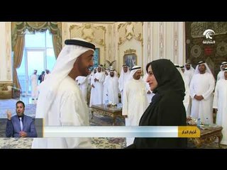 محمد بن زايد يستقبل المهندسين العاملين على مشروع تطوير المنشآت التعليمية