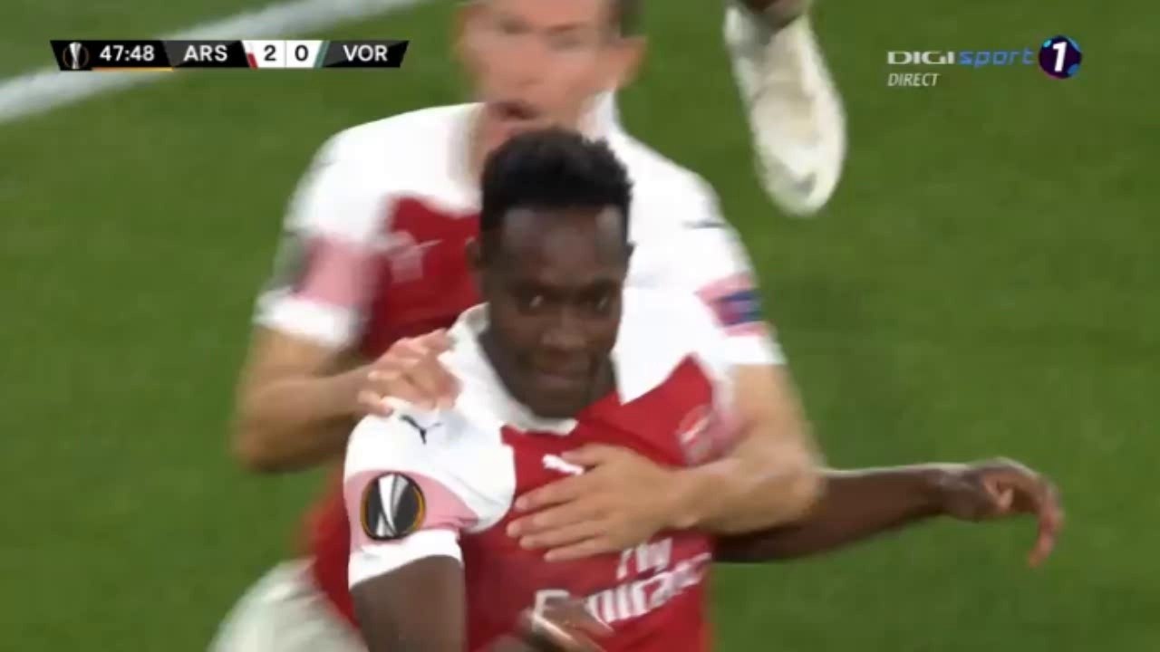Danny Welbeck  Goal HD - Arsenal 2-0 Vorskla 20.09.2018 HD