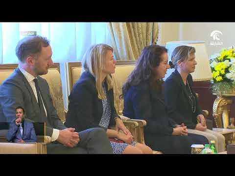 أمل القبيسي تبحث تعزيز التعاون مع رئيس المجلس الوطني السويسري