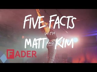 Matt and Kim - 5 FACTS (interview at vitaminwater #uncapped)