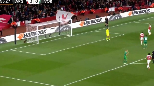 Pierre-Emerick Aubameyang 2nd Goal - Arsenal vs Vorskla Poltava 3-0 20/09/2018