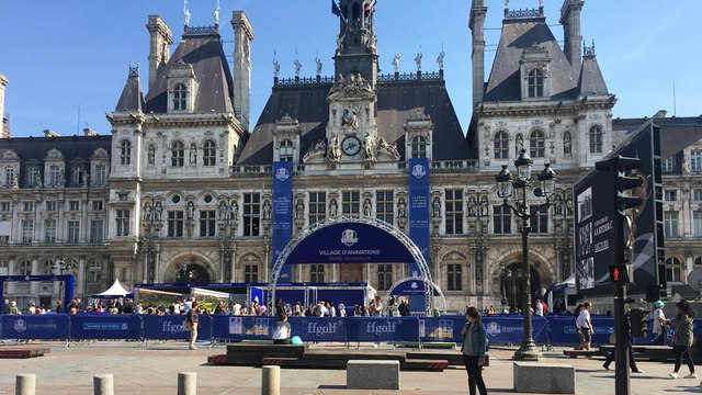 La Ryder Cup à Paris : le golf pour tous sur le parvis de l'Hôtel de Ville