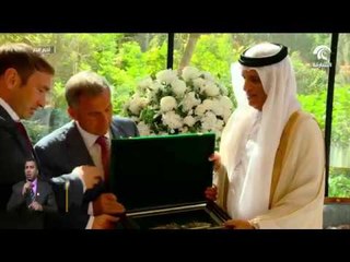 حاكم رأس الخيمة يستقبل رئيس جمهورية تتارستان