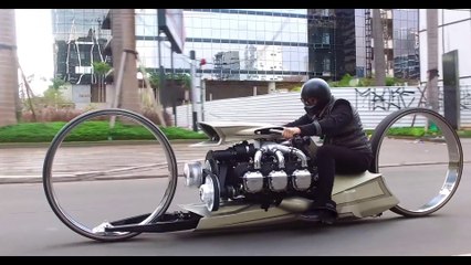 TMC Dumont, la moto con motor de avión