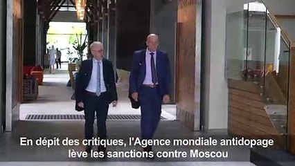Dopage: l'AMA lève ses sanctions contre la Russie