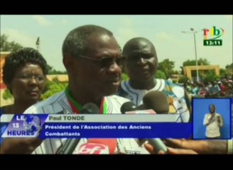 RTB/Célébration de la journée des tirailleurs africains à Ouagadougou ce Jeudi 20 Septembre
