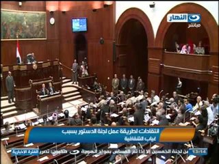 اخبار النهار - انتقادات لطريقة عمل لجنة الدستور بسبب غياب الشفافية