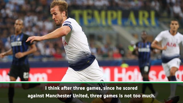 Pochettino not worried about form of Harry Kane